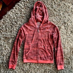 Juicy Couture Dark Peach Velour Hoodie size small